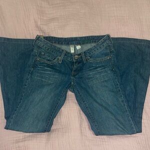 Stylish Blue Flare Jeans for Women